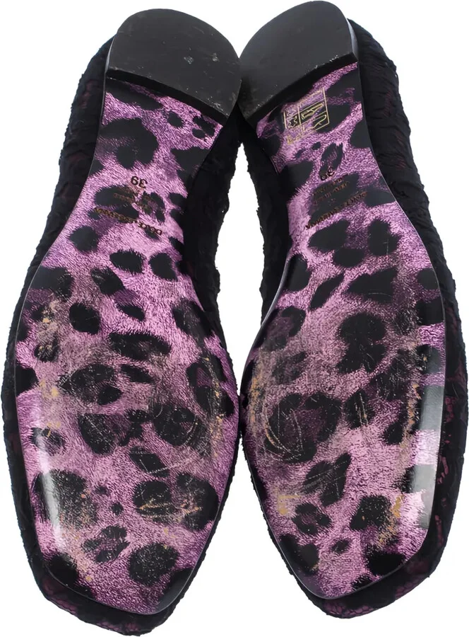 Lace Satin Ballet Flats - Image 4