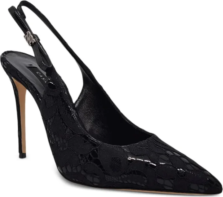 Lace Slingback Pumps - Image 2