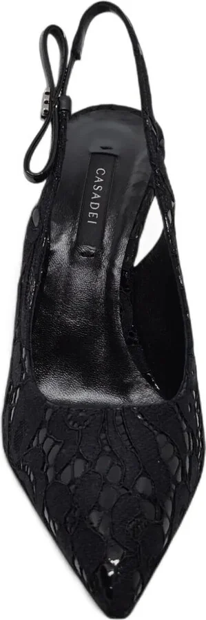 Lace Slingback Pumps - Image 3