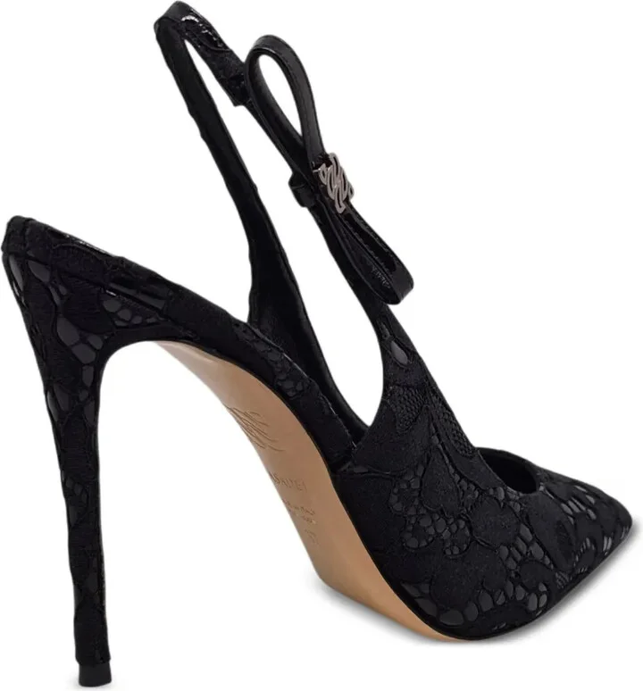 Lace Slingback Pumps - Image 4