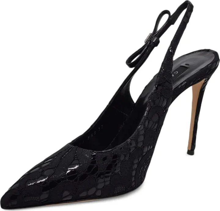 Lace Slingback Pumps - Image 5