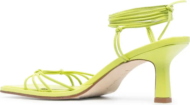 Lace-Up 75mm Leather Sandals - Image 3