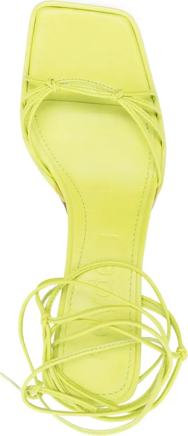 Lace-Up 75mm Leather Sandals - Image 4
