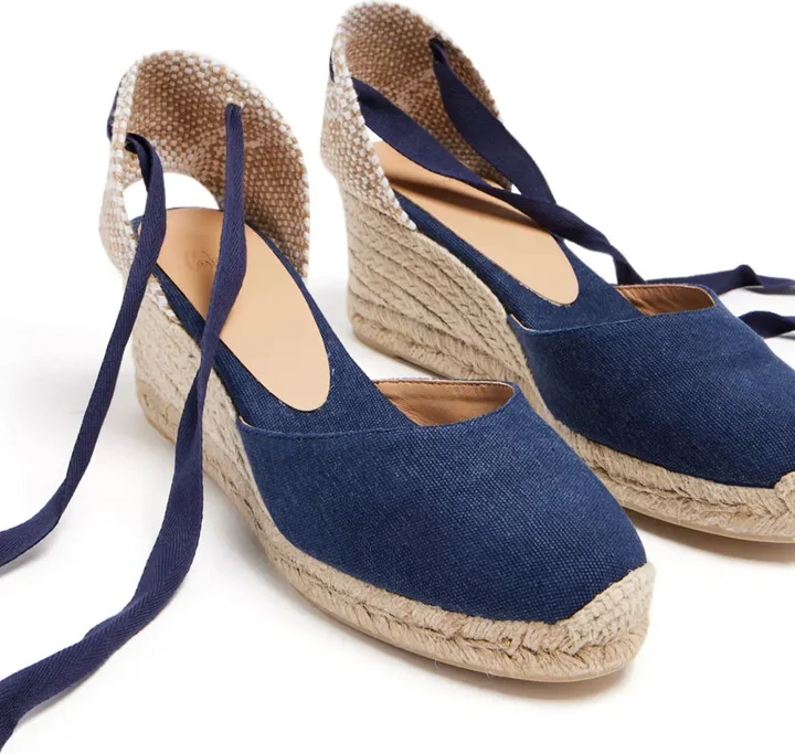 Lace-Up 80mm Espadrilles - Image 4