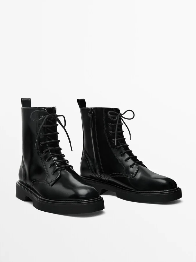 Lace-Up Ankle Boots - Image 3