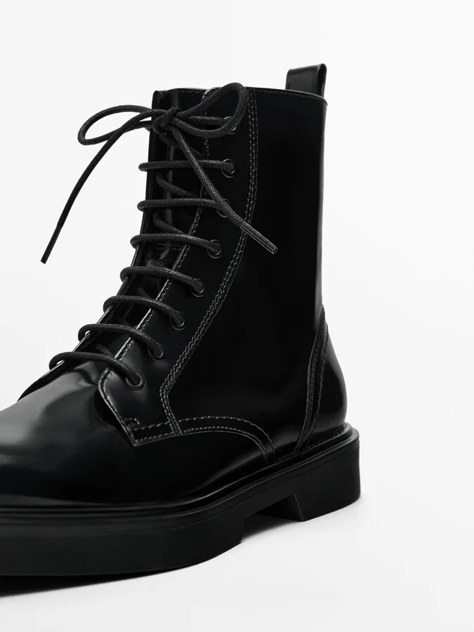 Lace-Up Ankle Boots - Image 5