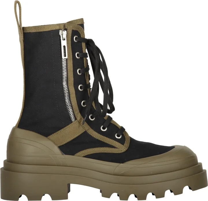 Lace-up Ankle Boots