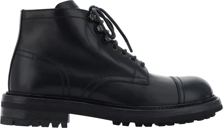 Lace-up Ankle Boots