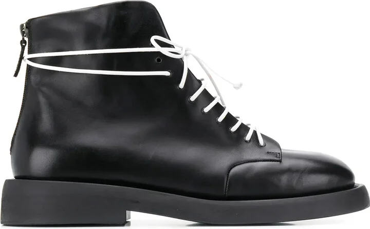 Lace-Up Ankle Boots