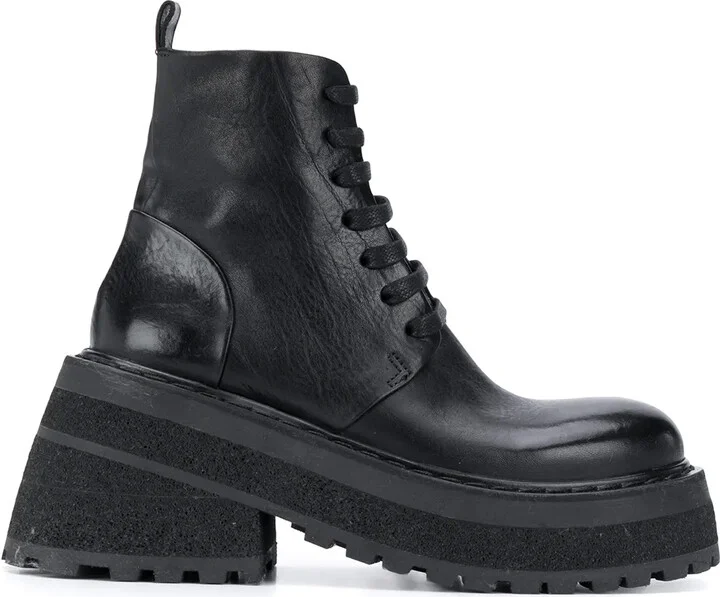 Lace-Up Ankle Boots
