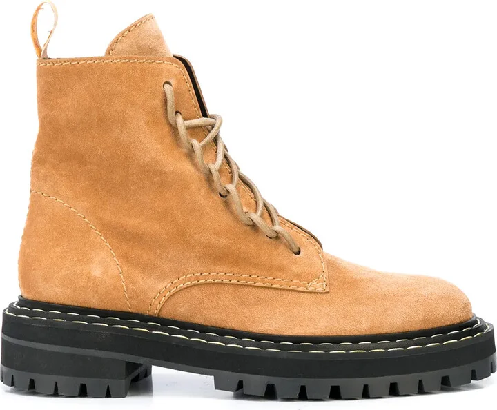 Lace-Up Ankle Boots