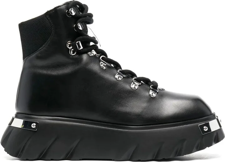 Lace-Up Ankle Boots