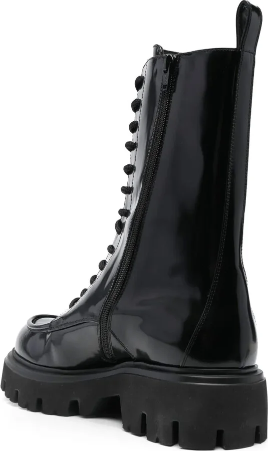 Lace-Up Ankle-High Boots - Image 3