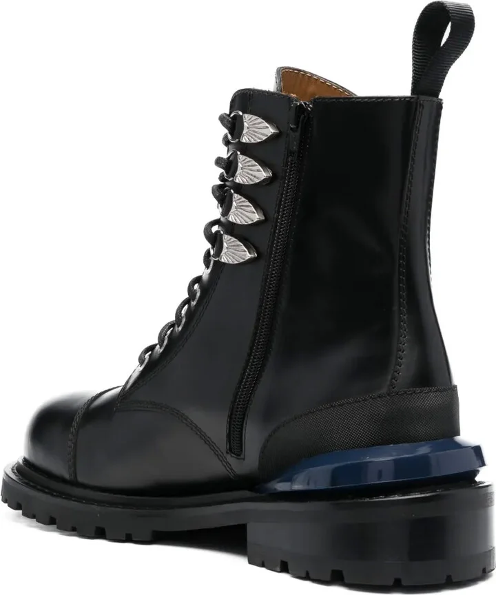 Lace-Up Ankle Leather Boots - Image 3