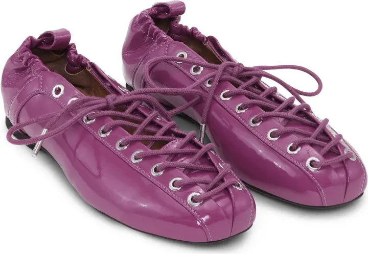 Lace-Up Ballet Flats - Image 2