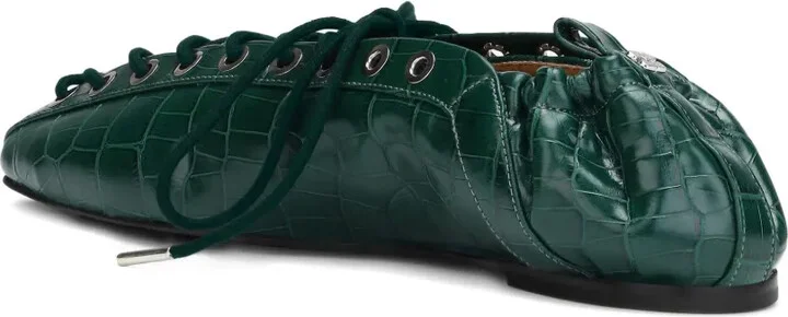 Lace-Up Ballet Flats - Image 3