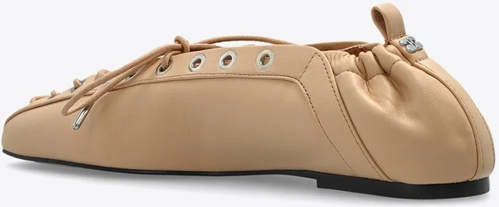 Lace-Up Ballet Flats - Image 2