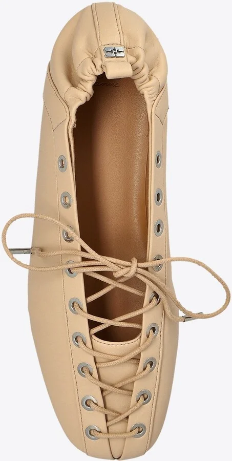 Lace-Up Ballet Flats - Image 3