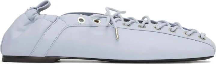 Lace-Up Ballet Flats