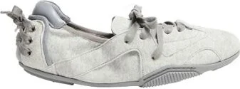 Lace-up ballet flats