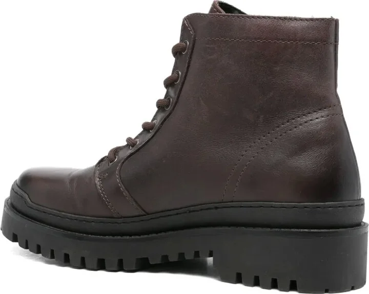 Lace-Up Biker Boots - Image 3