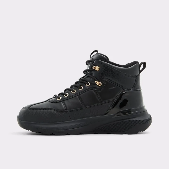 Lace-up boot - Black - Image 3