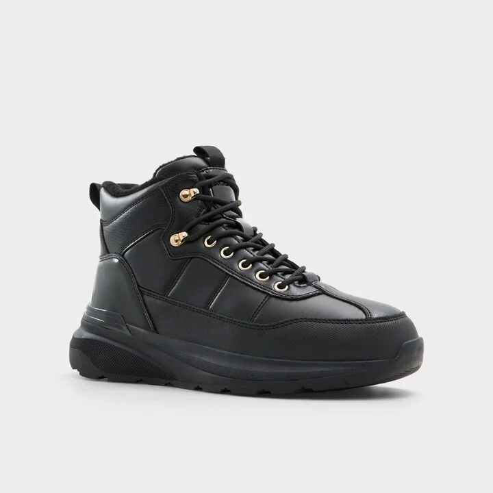 Lace-up boot - Black - Image 4