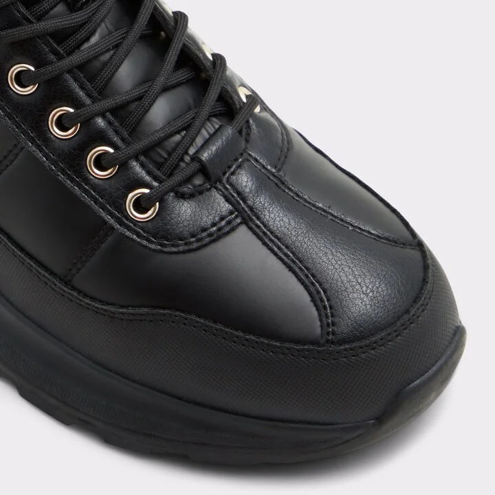 Lace-up boot - Black - Image 5
