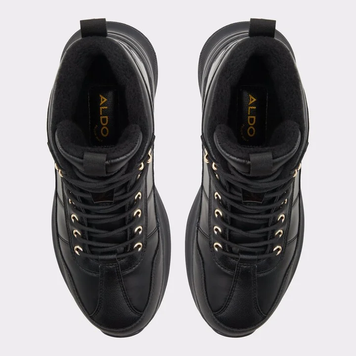 Lace-up boot - Black - Image 6