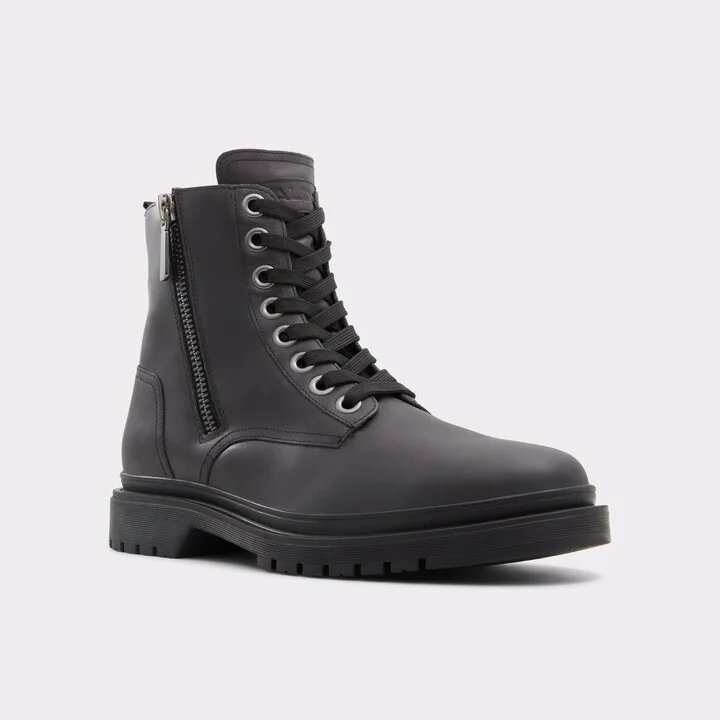 Lace-up boot - Lug sole - Image 4