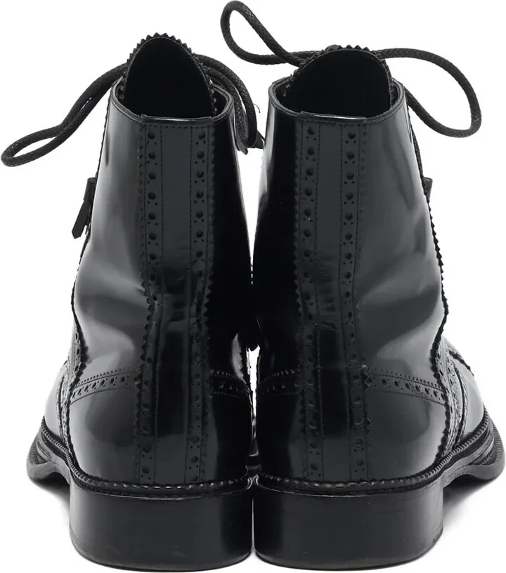 Lace-Up Brogue Boots - Image 3