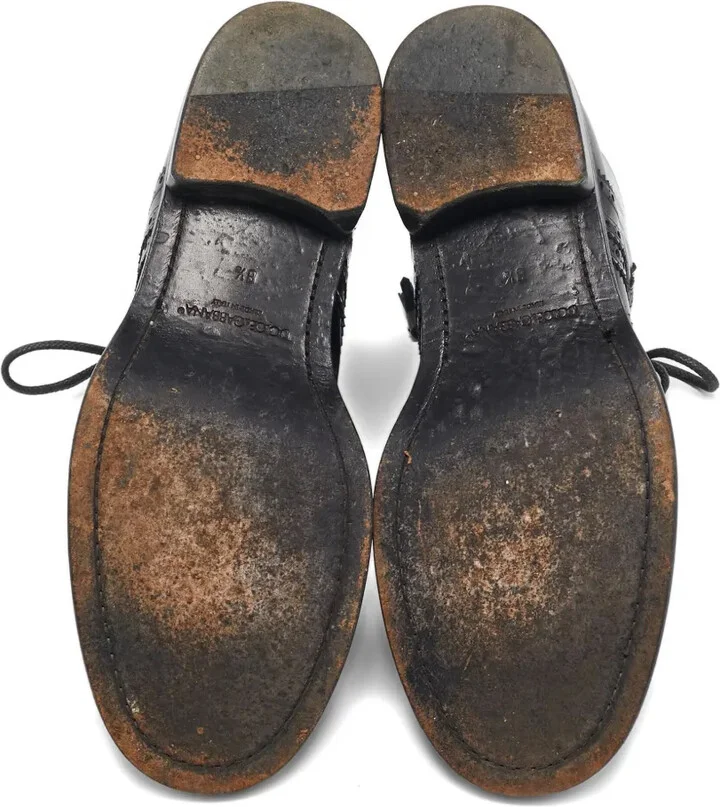 Lace-Up Brogue Boots - Image 4