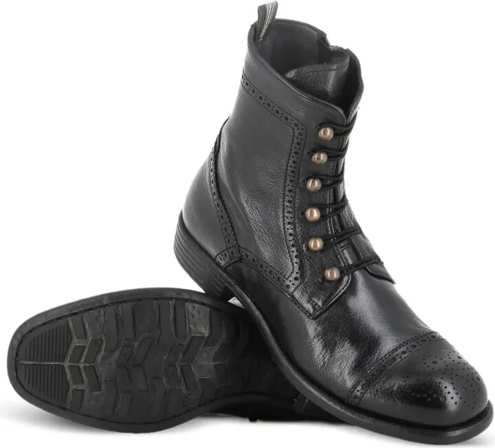 Lace-Up Brogue Boots - Image 4