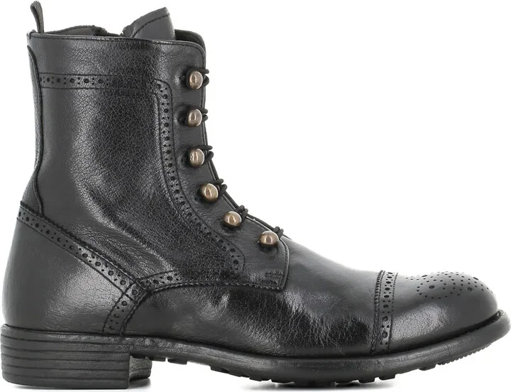 Lace-Up Brogue Boots