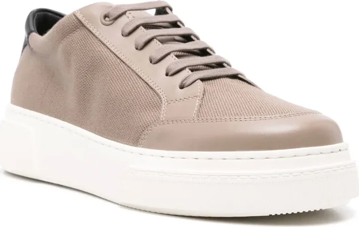 Lace-Up Canvas Sneakers - Image 2
