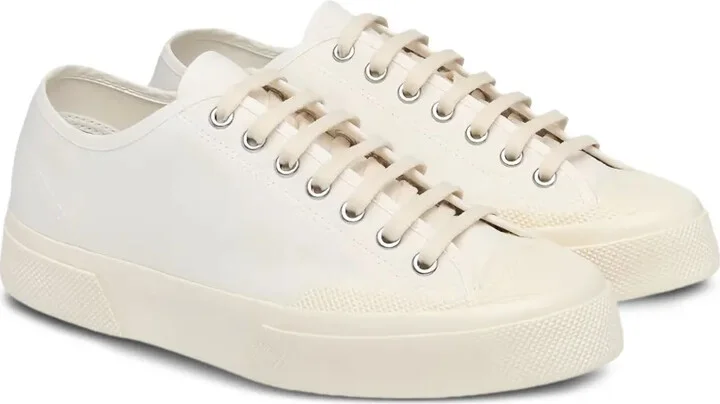 Lace-Up Canvas Sneakers - Image 2