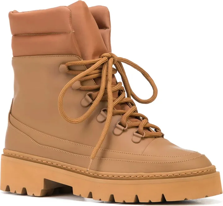 Lace-Up Cargo Ankle Boots - Image 2