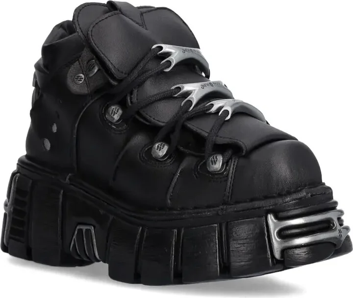 Lace-Up Chunky Boots - Image 5