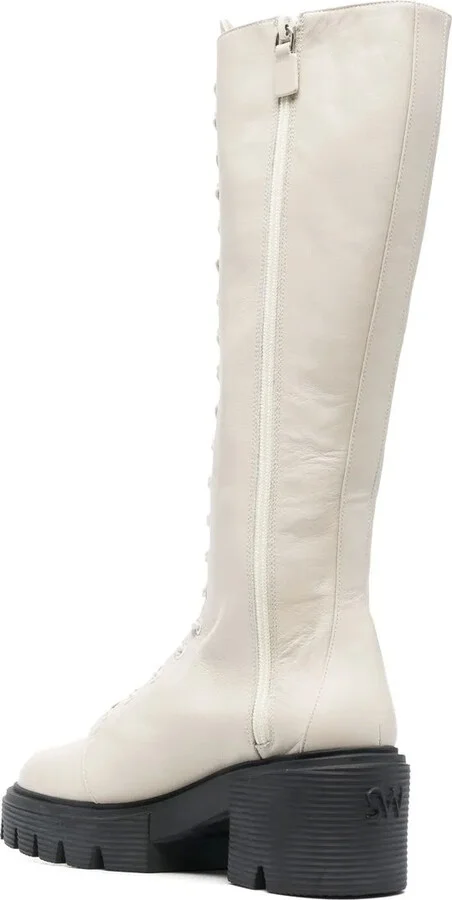 Lace-Up Chunky Boots - Image 3