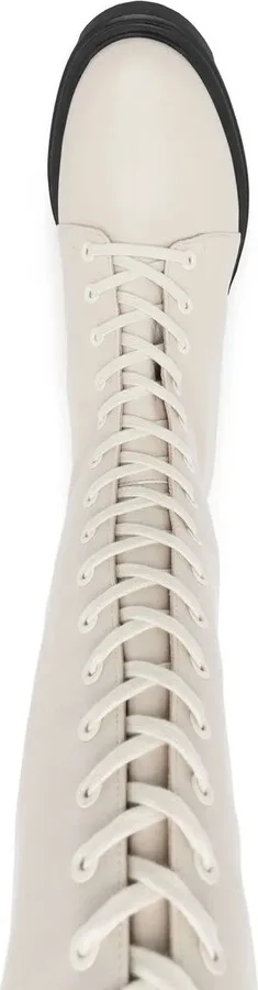 Lace-Up Chunky Boots - Image 4