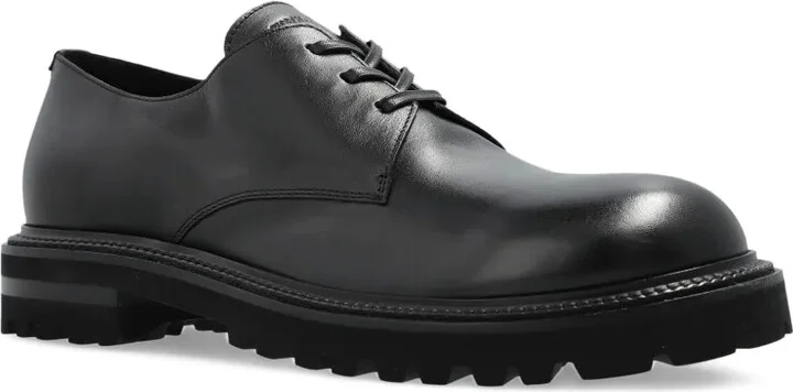 Lace-Up Chunky Derby Shoes - Image 2