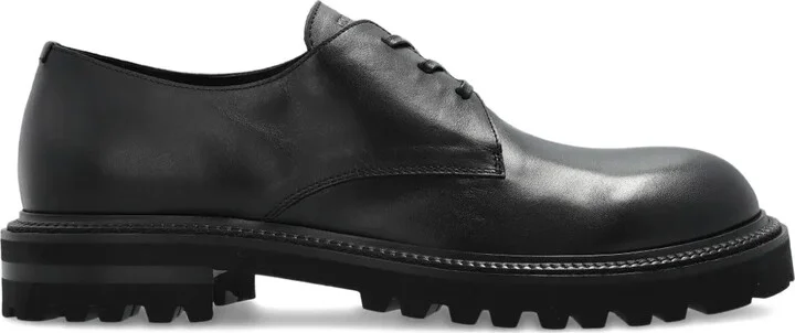 Lace-Up Chunky Derby Shoes