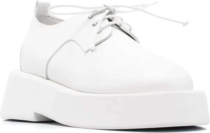 Lace-Up Chunky Leather Brogues - Image 2