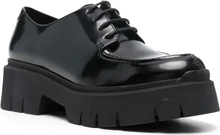 Lace-Up Chunky Oxfords Shoes - Image 2