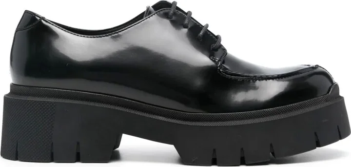 Lace-Up Chunky Oxfords Shoes