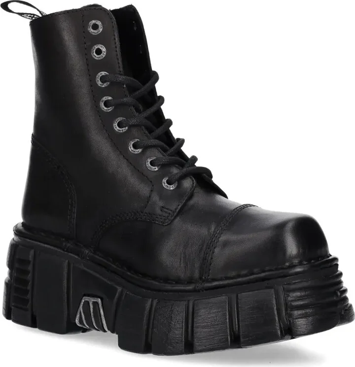 Lace-Up Chunky-Sole Boots - Image 2
