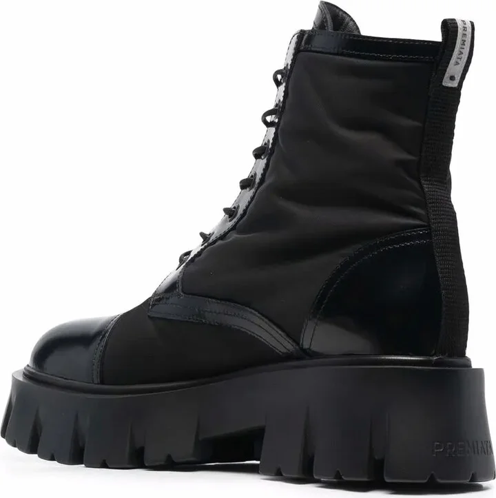 Lace-Up Chunky-Sole Boots - Image 3