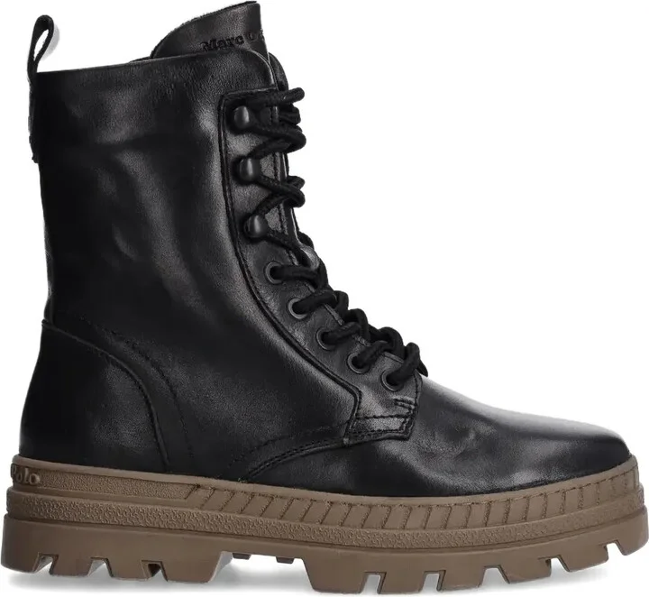 Lace-Up Chunky-Sole Boots