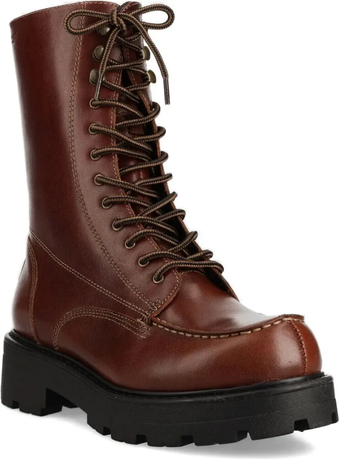 Lace-Up Chunky-Sole Boots