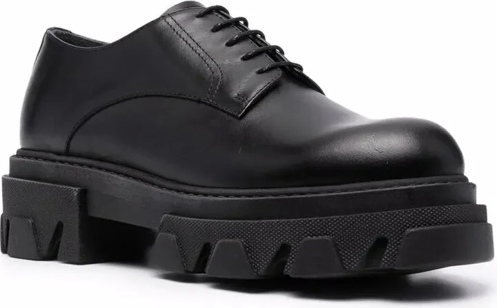 Lace-Up Chunky-Sole Shoes - Image 2